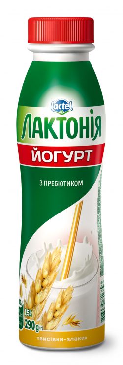 Йогурт з наповнювачем Висівки-Злаки  1,5%, “Лактонія”