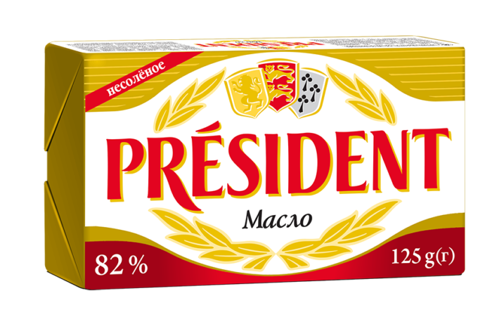 Масло кисловершкове 82% Президент