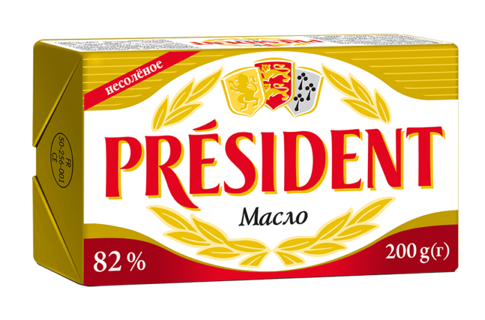 Масло кисловершкове 82% Президент