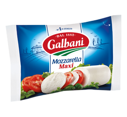 Сир свіжий Моцарела Максі 45% Гальбані