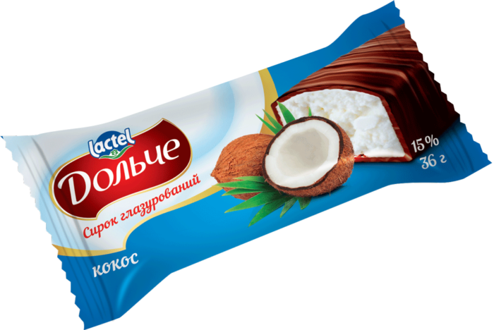Сирок глазур.15% кокос Дольче