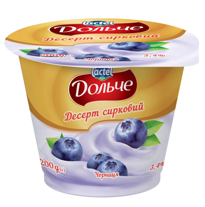 Десерт сирковий Чорниця