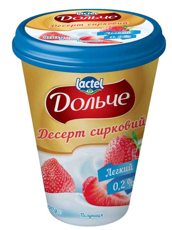 Десерт сирковий Полуниця