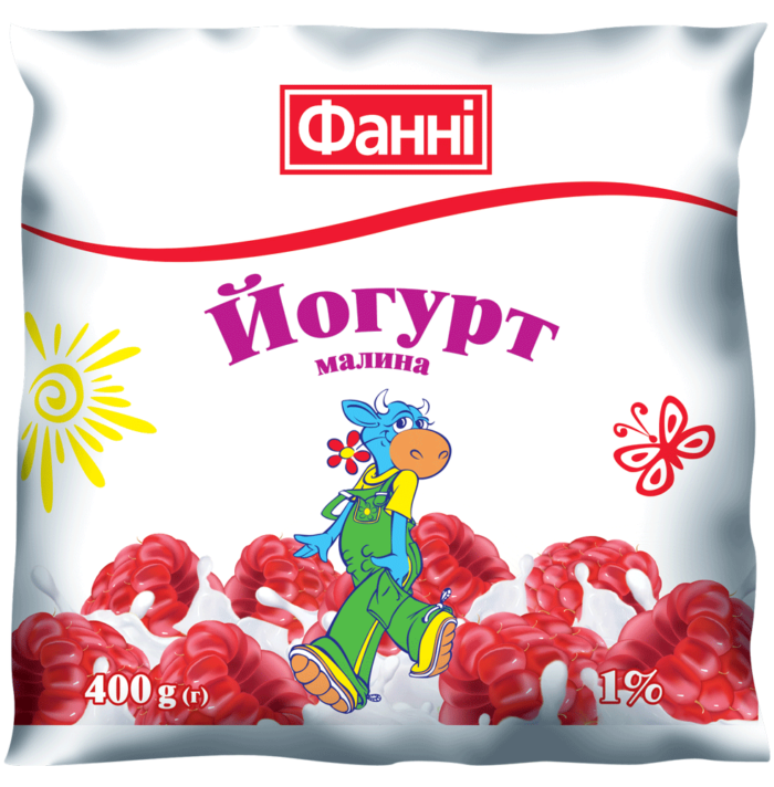 Drinkable yoghurt 1% Raspberry Fanni (0,400 kg)