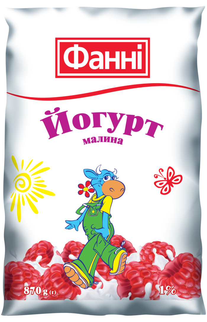 Drinkable yoghurt 1% Raspberry Fanni (0,870 kg)