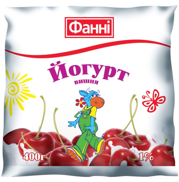 Drinkable yoghurt 1% Cherry Fanni (0,400 kg)