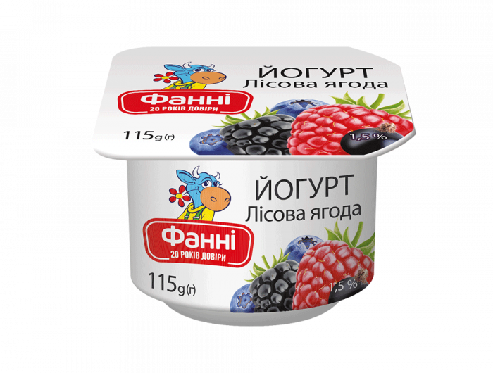Yoghurt 1,5% Wild Berry Fanni