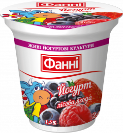 Yoghurt 1,5% Wild Berry (cup 0,240 kg)