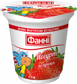 Yoghurt 1,5% Strawberry Fanni (cup 0,240 kg)