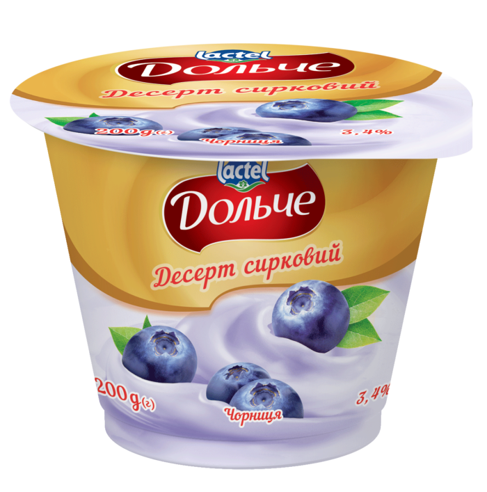 Dessert 3,4% Blueberry Dolce (cup 0,200 kg)