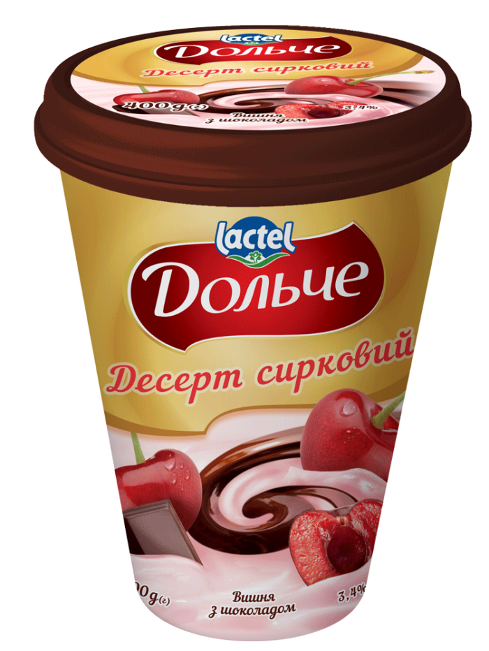 Dessert with chocolate 3,4% Cherry Dolce (cup 0,400 kg)