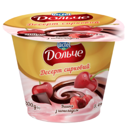 Dessert with chocolate 3,4% Cherry Dolce (cup 0,200 kg)