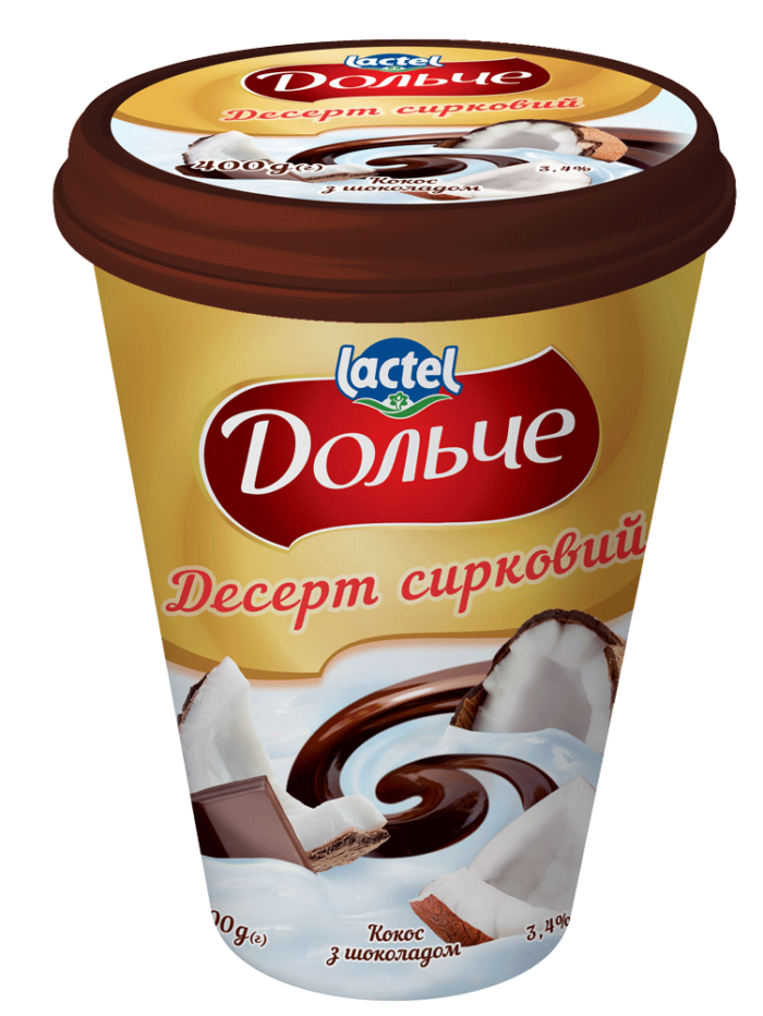 Dessert with chocolate 3,4% Coconuti Dolce (cup 0,400 kg)