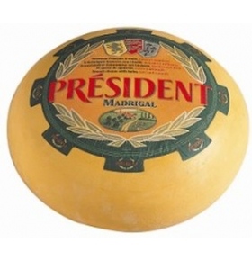 Semi-hard cheese Madrigal 48% Président