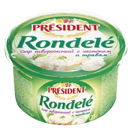 Rondelé cheese with garlic and herbs 70% President