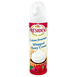 Sterelised cream spray 20% Président