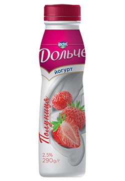 Drinkable yoghurt 2,5% Strawberry Dolce