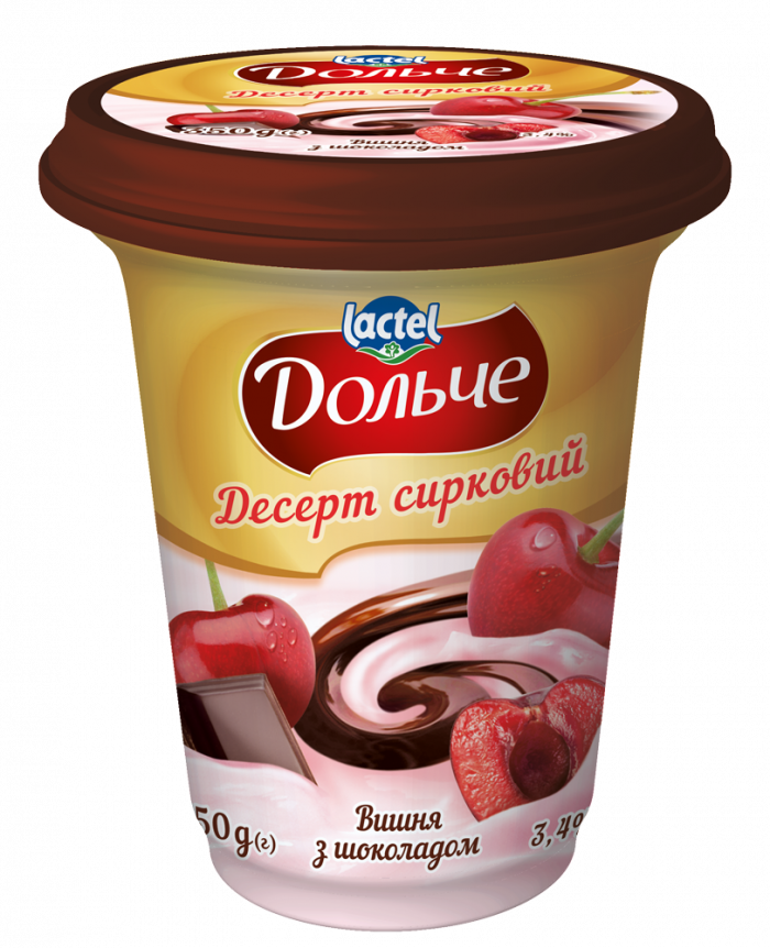 Dessert with chocolate 3,4% Cherry Dolce (cup 0,350 kg)