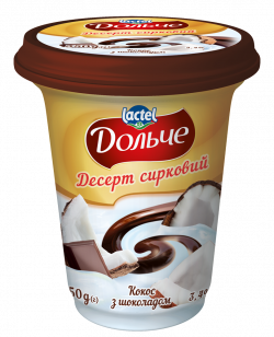 Dessert with chocolate 3,4% Coconuti Dolce (cup 0,350 kg)
