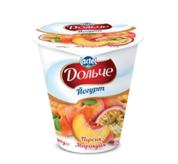 Yoghurt 3,2% Peach-Passion Fruit Dolce (cup 0,280 kg)