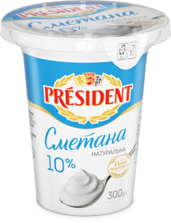 Sour Cream President 10%