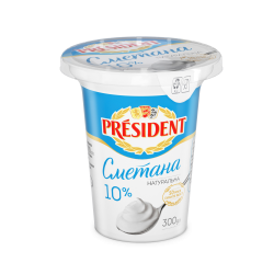 Sour Cream President 10%