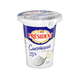 Sour Cream President 15%