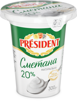 Sour Cream President 20%