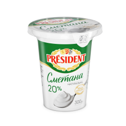 Sour Cream President 20%