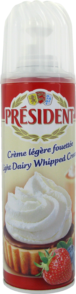 Sterelised cream spray 20% Président
