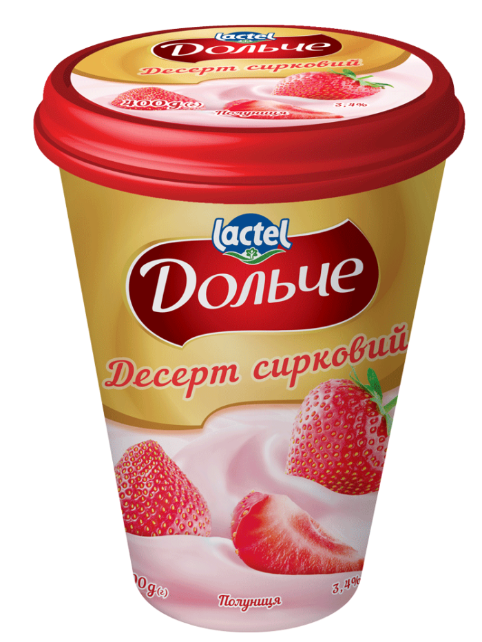 Dessert 3,4% Strawberry Dolce (cup 0,400 kg)