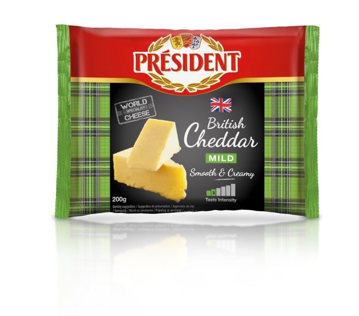 Hard cheese Cheddar Mild 48% President