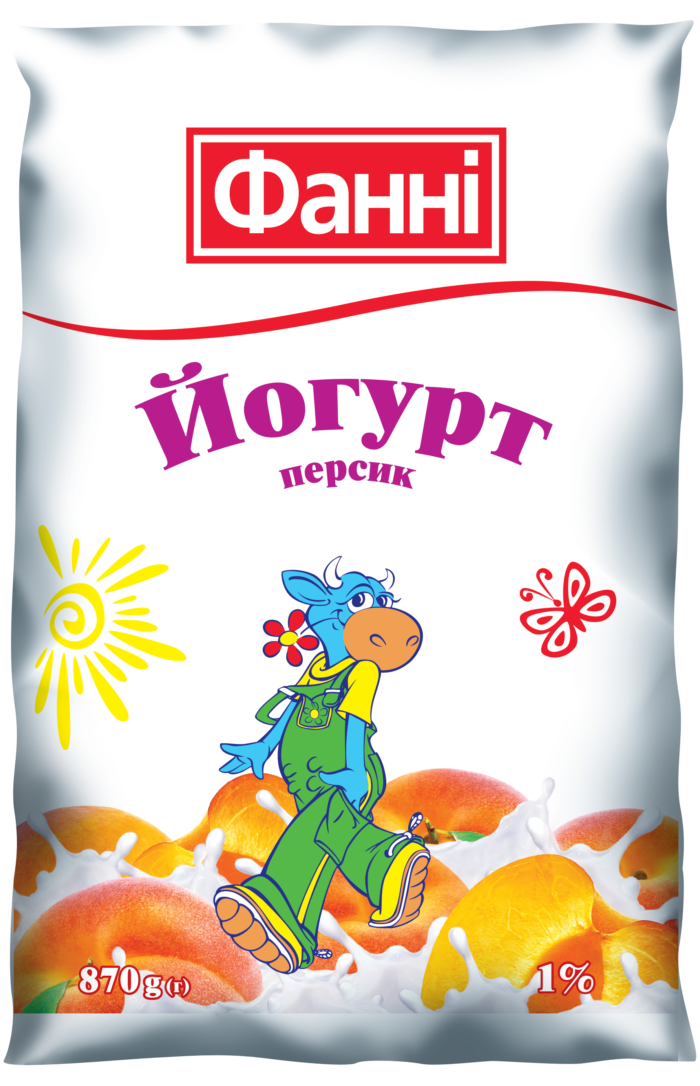 Йогурт питний 1% Персик Фанні