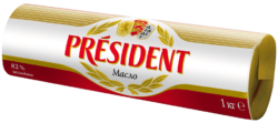 Unsalted butter 82% Président
