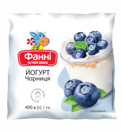 Drinkable yoghurt 1% Blueberry Fanni