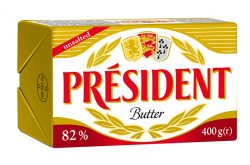 Unsalted butter 82% Président