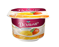 Yoghurt 3,2% double-layer Mango Dolce