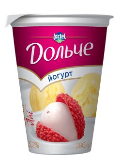 Yoghurt 3,2% Banana-Litchi Dolce
