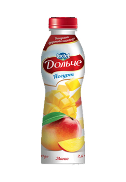 Drinkable yoghurt 2,5% Mango Dolce (bottle 0,500 kg)
