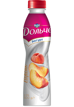 Drinkable yoghurt 2,5% Peach Dolce