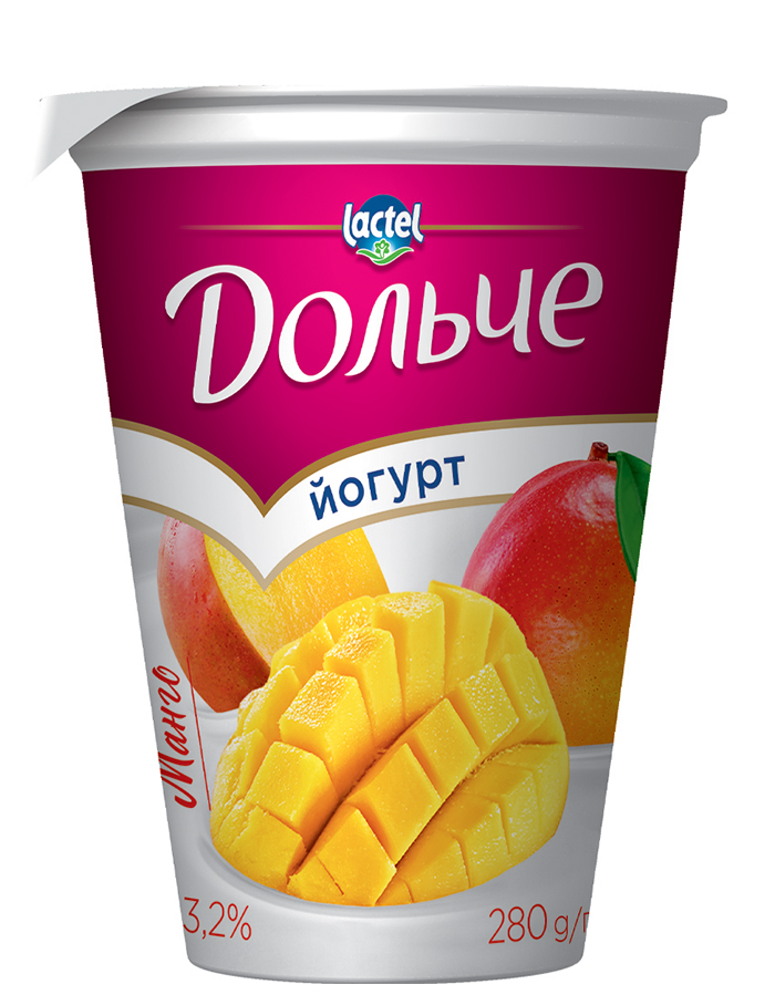 Йогурт 3,2% манго Дольче