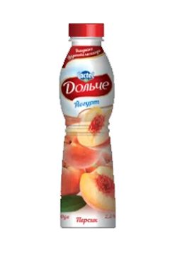 Drinkable yoghurt 2,5% Peach Dolce (bottle 0,500 kg)