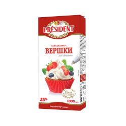 UHT Culinary cream 33% President