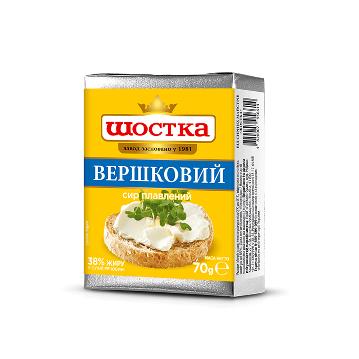 Processed cheese “Vershkovyi” Shostka