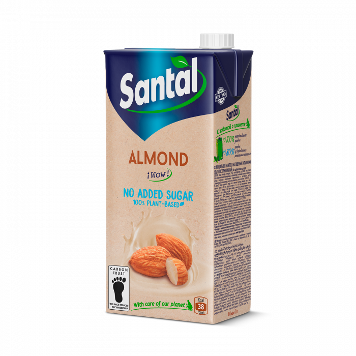 SANTAL plant-based almond drink, sugar-free