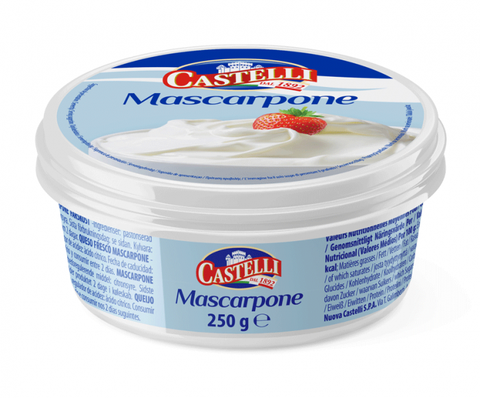 Fresh cheese Mascarpone Castelli 78% fat in dry matter 250g
