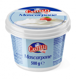 Сир свіжий Маскарпоне Кастеллі 78% жиру в сухій речовині 500г