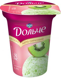 Aerated dessert “Kiwi” 3,4% Dolce