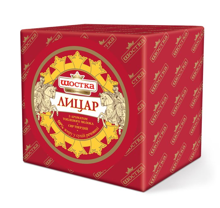 Сир твердий ваговий Лицар 50% Шостка