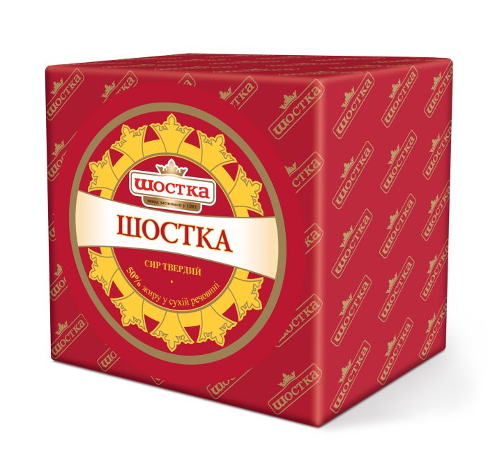 Сир твердий ваговий Шостка 50% Шостка